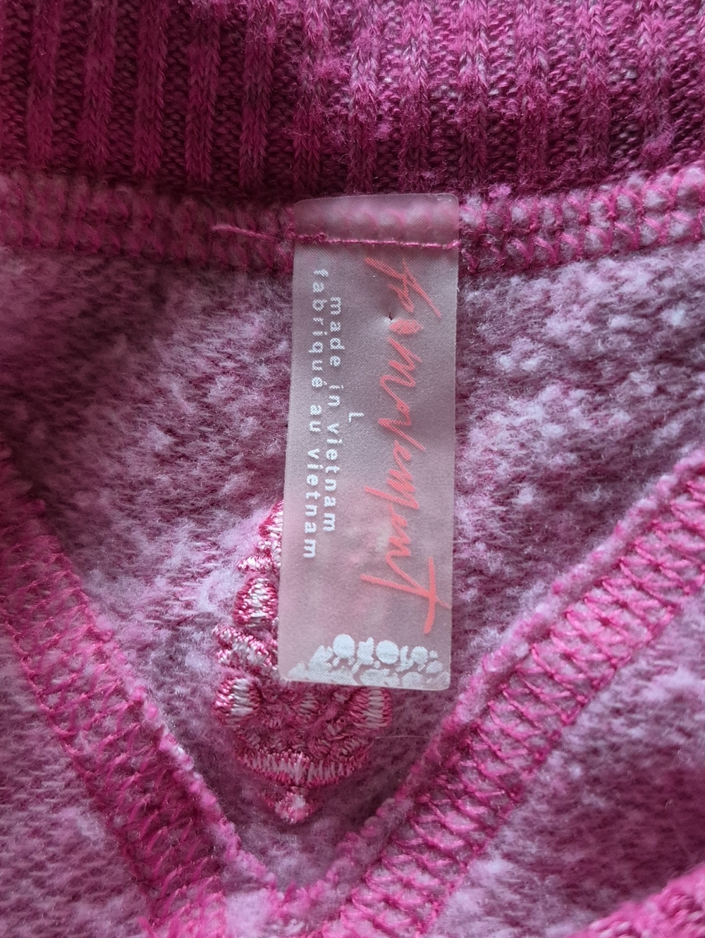 Free People Movement Sun Seeker Sweat Sweatshirt SZ.L PINK - Picture 6 of 7